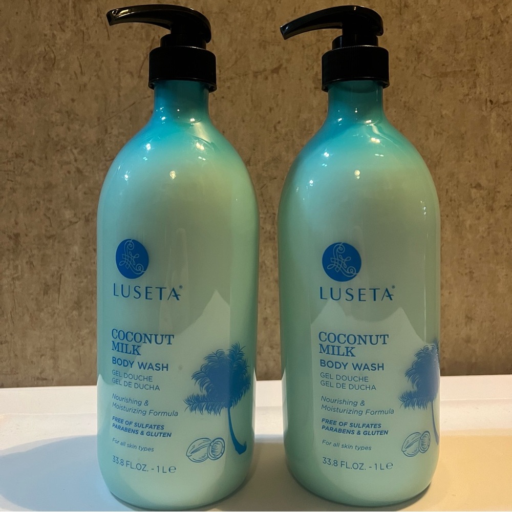 Luseta Coconut Milk Body Wash Pump Bottle